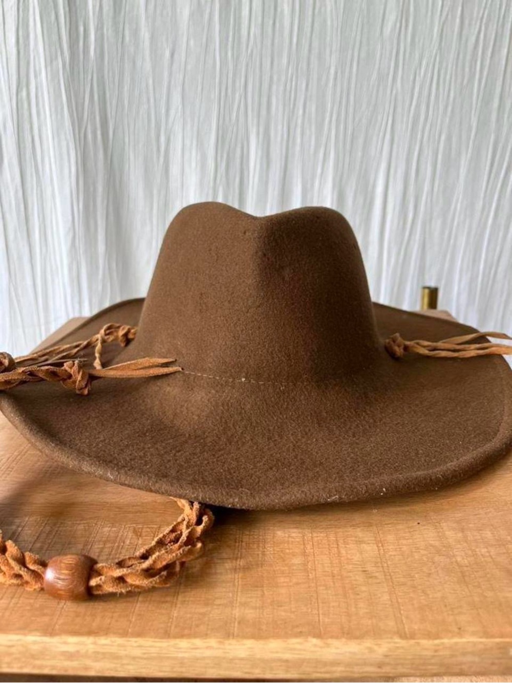 Vintage Shady Brady "Unbreakable" Cowboy Hat Triple XXX Fur Blend  size ~ 56-57